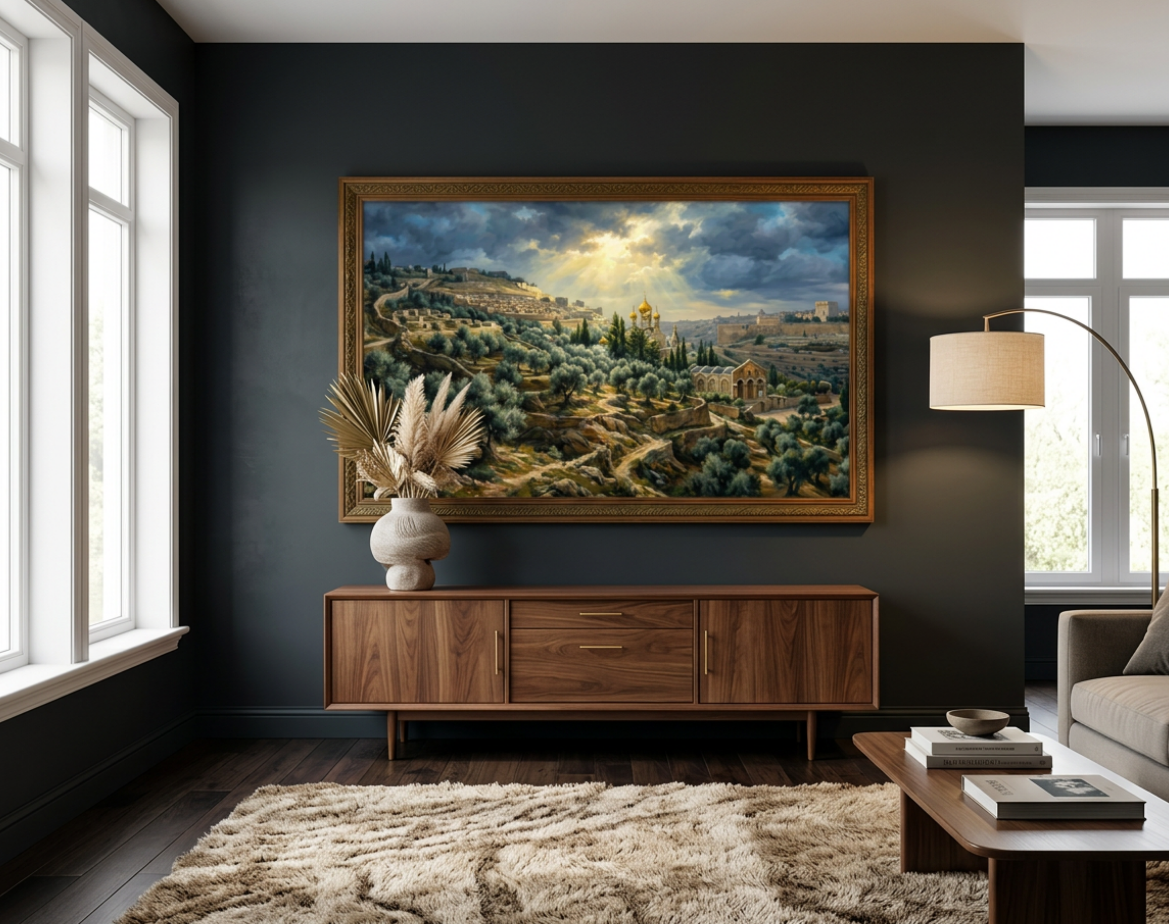 Mount Of Olives Digital Art