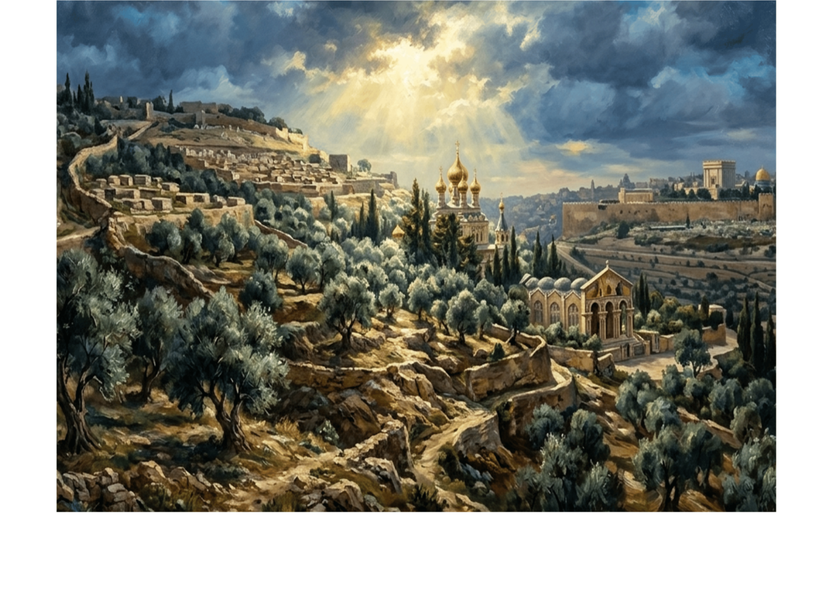 Mount of Olives Painter Digital Art