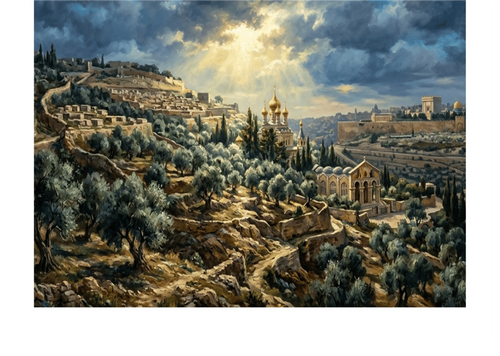 Mount of Olives Painter Digital Art
