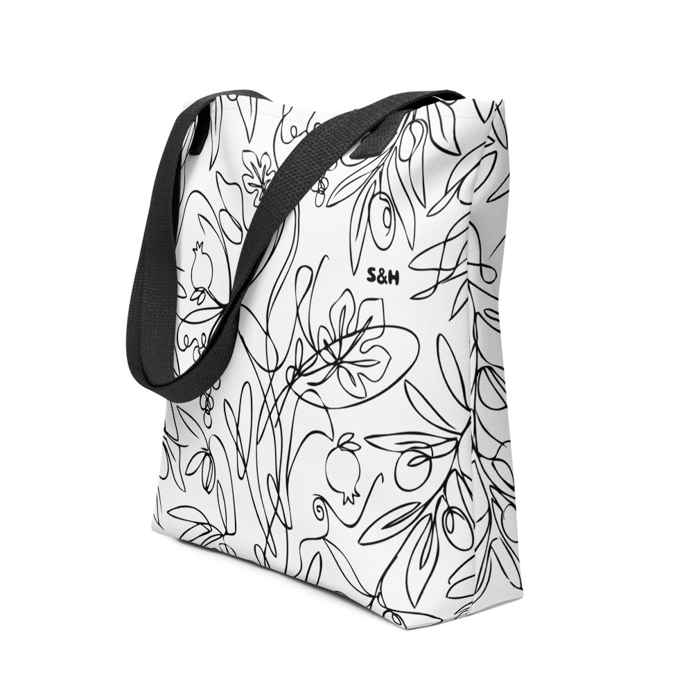 Olive & Vine Tote Bag