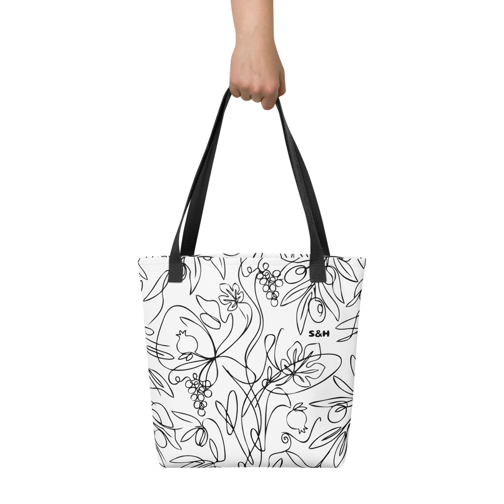 Olive & Vine Tote Bag
