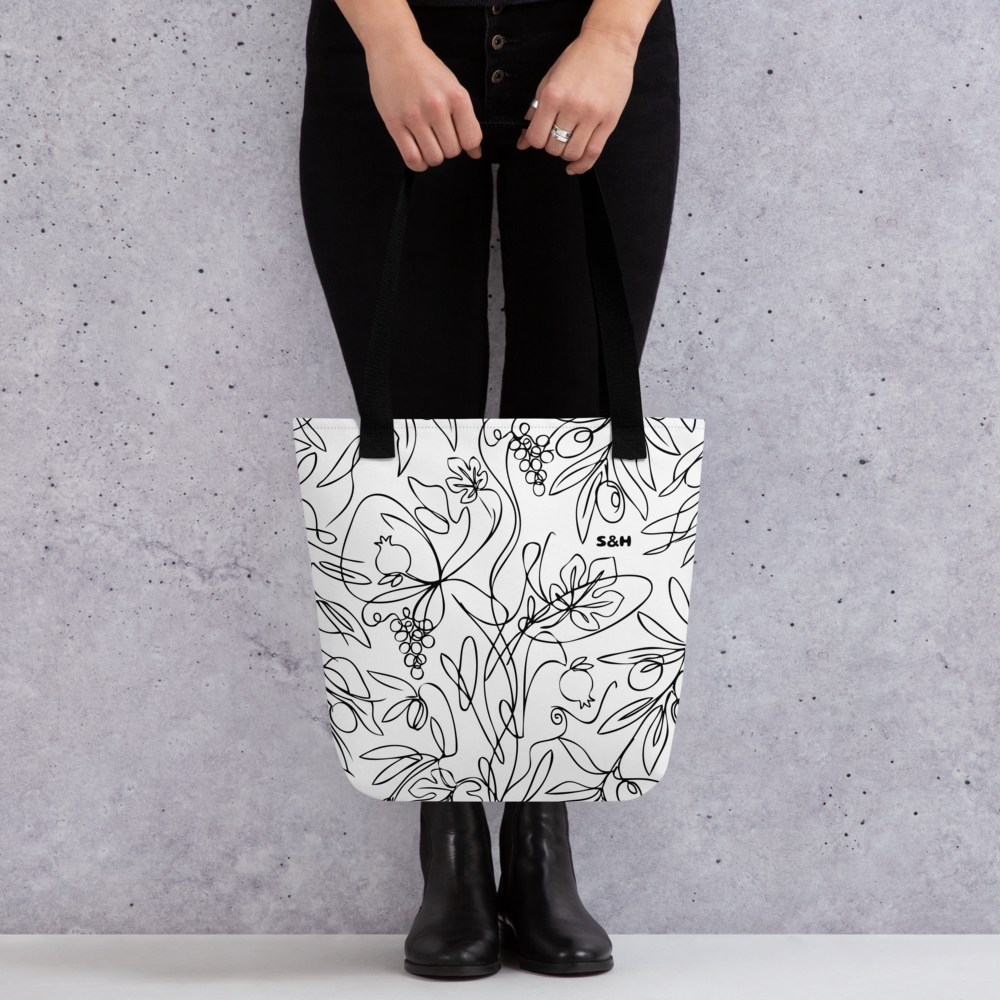 Olive & Vine Tote Bag