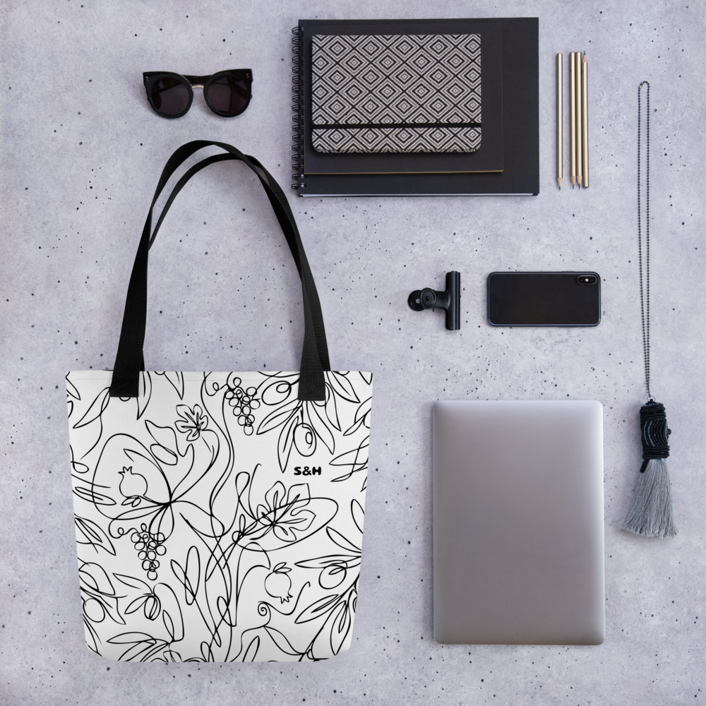 Olive & Vine Tote Bag